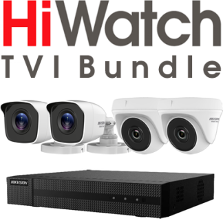 HiWatch HWK-T4142MH-MH SET 4x Analog Kamera 1x Rekorder  (DVR)